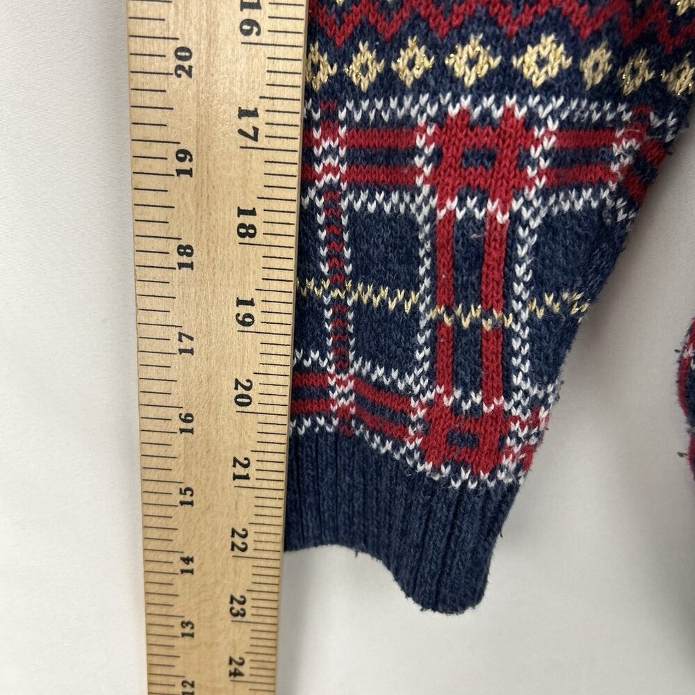 VTG Northern Treasures Parkhurst Cardigan Womens Small Mountain Holiday Winter - Picture 4 of 13